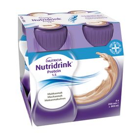 Nutridrink Protein energi och proteinrikt kosttillägg mocca, 4 x 200 milliliter