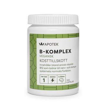 Kronans Apotek B-Komplex Vegan Kapslar 100 st