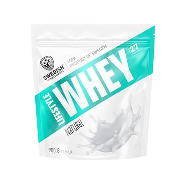 Swedish Supplements Lifestyle Whey Natural Pulver 900 g