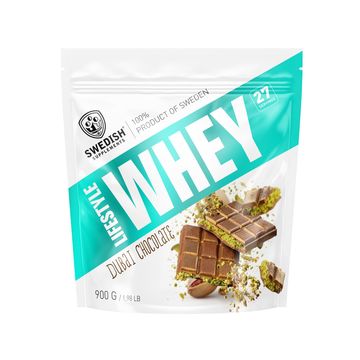 Swedish Supplements Lifestyle Whey Dubai Chocolate Pulver 900 g